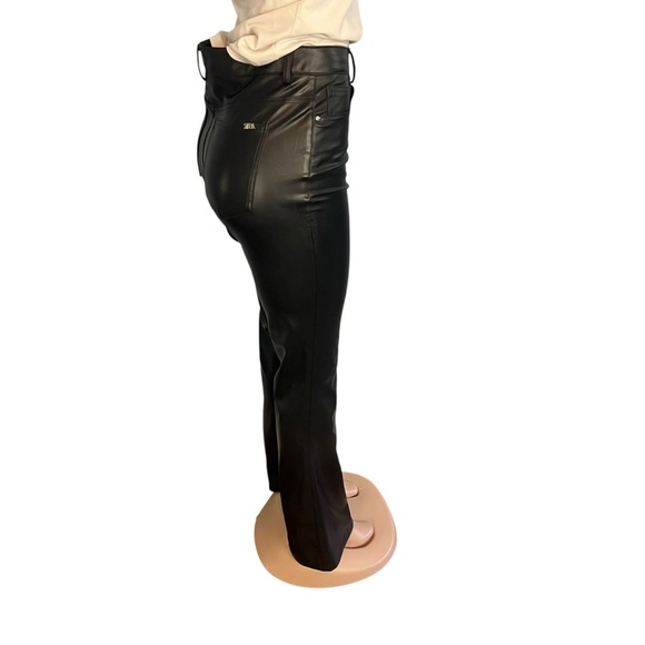 Zara Faux Leather Black  Pants - Picture 5 of 8